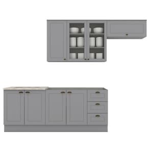Cozinha Modulada 5 Pecas 280 Cm Ce379 Americana Henn