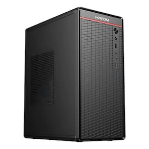Gabinete Office Hayom GB1751 2 Fans 120mm e 80mm S/Fonte ATX 2 Portas USB 2.0 Preto - GB1751