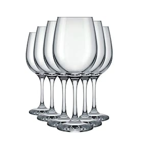 Taças Para água E Vinho Barone 490ml 6 Unidades - Nadir 7056