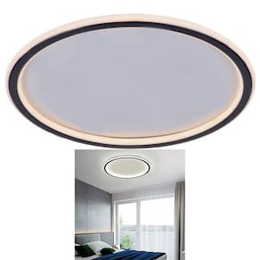 Luminaria Paflon Led 3 Tons Decoraçao Moderna Teto Iluminaçao Sala Estar Quarto