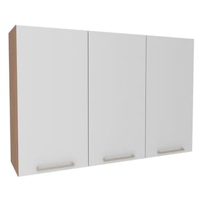 Armario Aereo 3 Portas 120 Cm Mdp Freijo Tecno Mobili