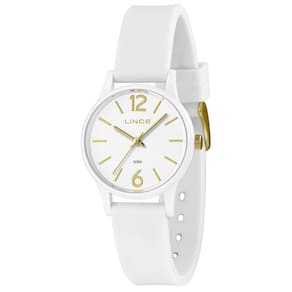 Relógio Lince Feminino Branco Analógico Lrcj162p33 B2bx