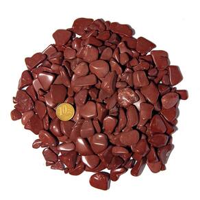 5kg Jaspe Vermelho Rolado Pedra Natural P 10 a 20mm Tipo B