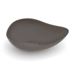 Cuba De Apoio Oval 540x375mm Ruy Ohtake Roca Café Acabamento Fosco - A327a13668