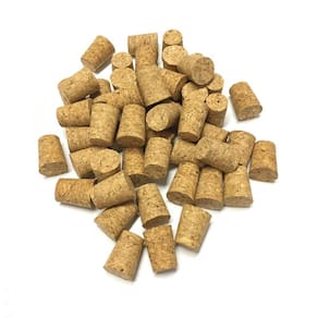 50 Rolhas Cortiça 27X20X17Mm Para Garrafa De Vidro