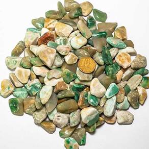 1kg Jadeita Verde Rolado Pedra Natural P 10 a 20mm Tipo B