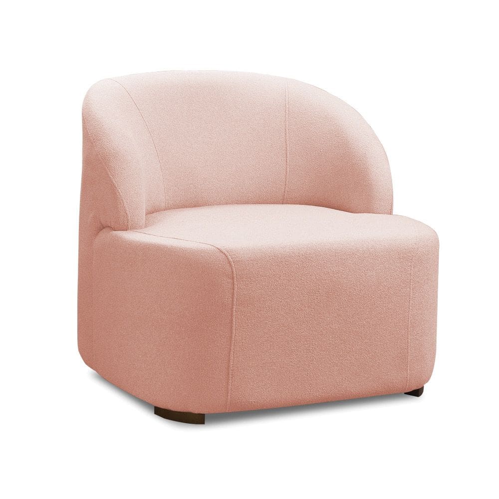 Poltrona Decorativa Orgânica para Sala Diully Bouclê E03 - D`Rossi