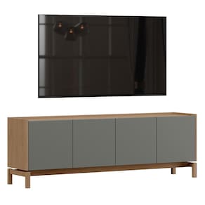 Rack Bancada Barcelona 180cm 2 Portas e 2 Gavetas - Finestra Móveis