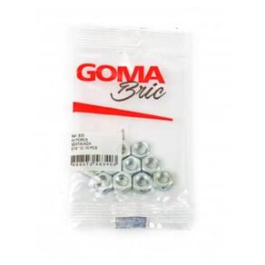 Kit Porca Sextavada Goma 5/16`` com 10 Peças