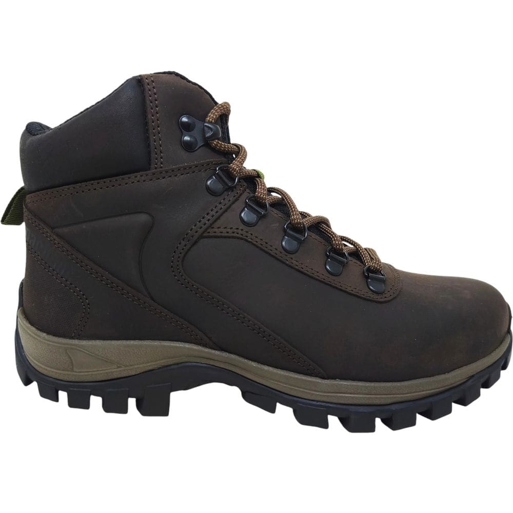 Coturno Masculino Adventure em Couro Dia a Dia Trabalho Tratorado Macboot Reseda 02
