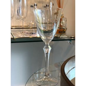JG De 6 Taças vinho branco Elizabeth em cristal 190ml
