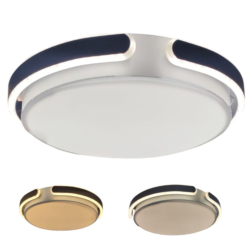 Luminaria Plafon LED 3 em 1 Moderno Decoraçao Casa Sala de Estar Recepçao Escritorio Residencial Comercial Decoraçao Minimalista
