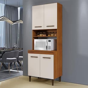 Paneleiro Torre Quente Atenas Naturalle Com Off White