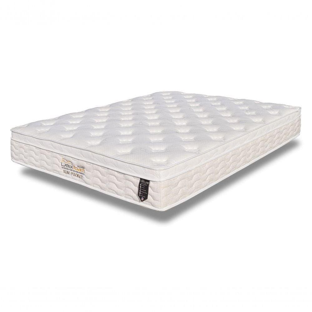 Colchão De Látex Slim Solteiro King 96x203cm