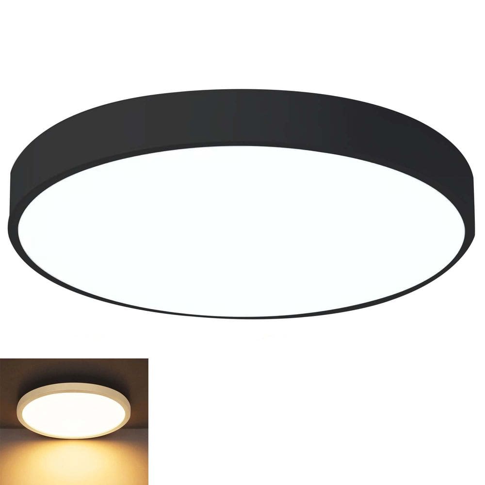 Luminária Plafon Sobrepor Moderno Led 3 Tons Escritorio Empresa Sala Quarto Residencial Decoração Iluminação Teto