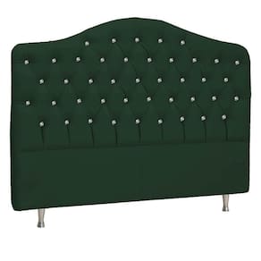 Cabeceira Queen Florence P04 160 Cm Suede Verde Tca 947