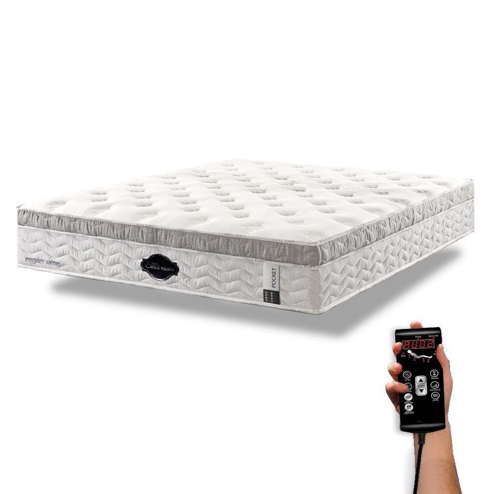 Colchão De Látex Médio Kit Spa King 193x203cm