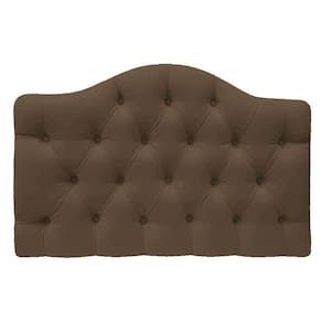 Cabeceira Suspensa Imperatriz 195 Cm King Size Suede Marrom