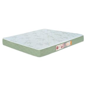 Colchão Casal Sleep Max Espuma D33 128X188X15Cm Branco/Verde - Castor