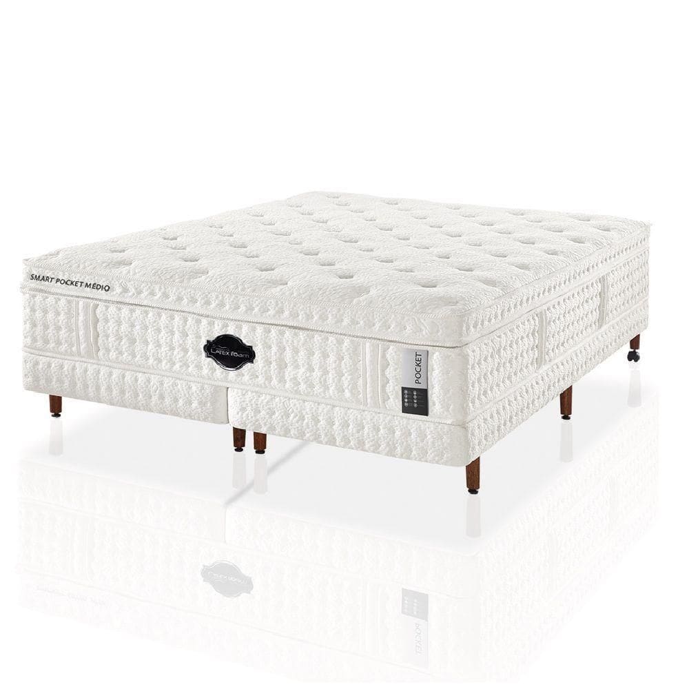 Colchão De Látex Médio Box Casal 138x188cm