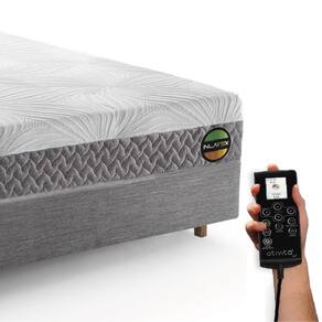 Natur 20 100% Latex Medida Queen 160x200cm Opcionais Kit Zen