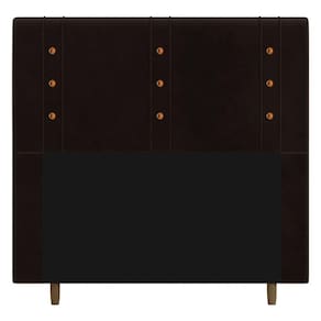 Cabeceira Cama Box Casal Roma 140cm Corano Marrom