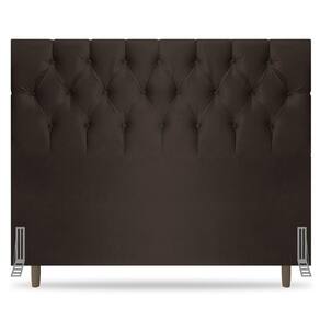 Cabeceira Cama Box Casal Queen Size Madrid 160cm Marrom