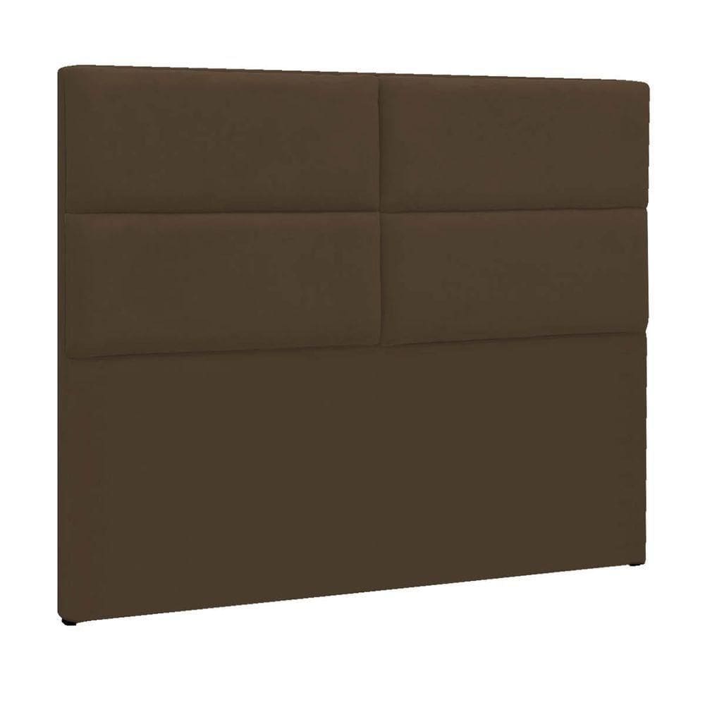 Cabeceira Queen Berlim P04 160 Cm Suede Marrom Tca 942