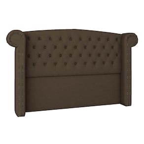 Cabeceira King Lyon P04 195 Cm Suede Marrom