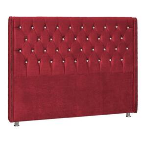 Cabeceira Casal Tóquio P04 140 Cm Suede Vermelho Tca 53