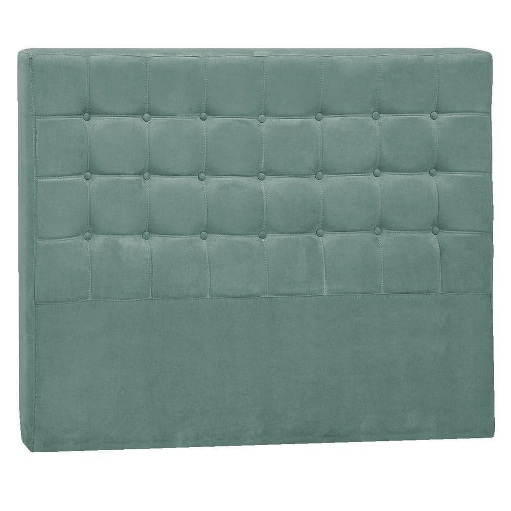 Cabeceira Casal Pequim P04 140 Cm Suede Turquesa Tca 946