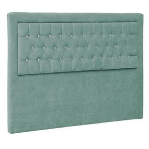 Cabeceira Casal Iasi P04 140 Cm Suede Turquesa Tca 946