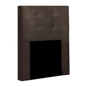 Cabeceira Solteiro Heloísa I02 90 Cm Suede - Marrom