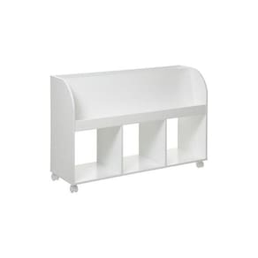 Livreiro Organizador Com Rodízios Brigite 100% Mdf (Livros)