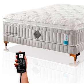 Colchão De Látex Qgel Com Cobre Box Casal 138x188cm