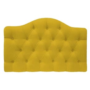 Cabeceira Suspensa Imperatriz 160 Cm Queen Size Suede Amarelo