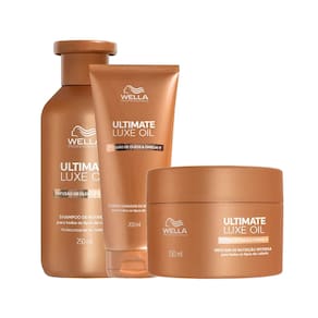 Kit Wella Luxe Oil Shampoo + Condicionador + Máscara 150ml