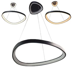 Lustre Luminaria Pendente 3 Em 1 Iluminaçao Decoraçao Sala Estar Quarto Casa