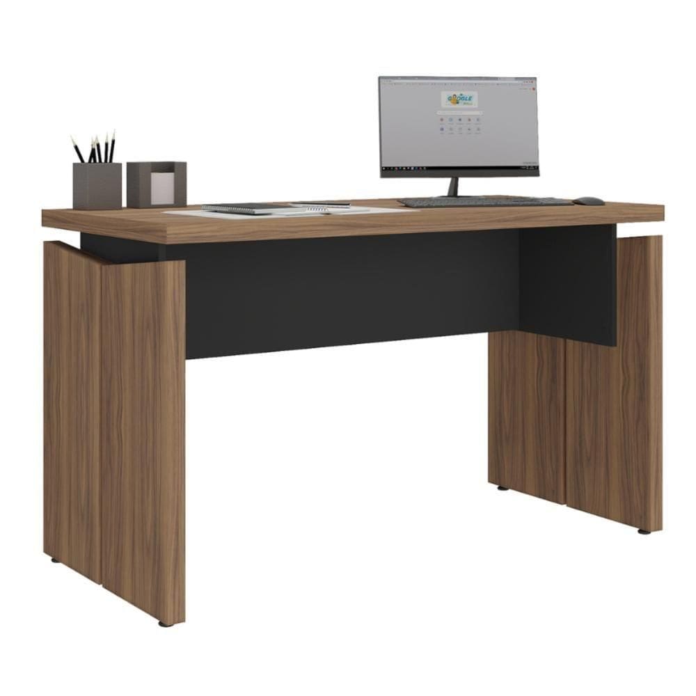 Mesa Para Escritório Canadá Nogal Preto