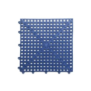 Piso Modular Acqua Kap 30cm x 30cm Kit com 6 Peças Azul Kapazi