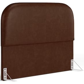 Cabeceira Cama Box King 195cm Orgânica Lanna W01 Couríssimo Marrom - Lyam Decor