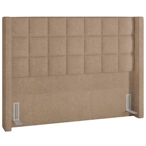 Cabeceira Cama Box Casal 195cm P05 Paris Bouclê Bege