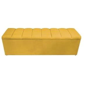 Calçadeira Estofada Sevilha P02 140 Cm Casal Corano
