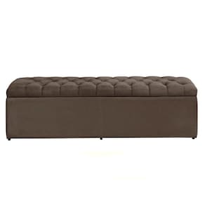 Báu Calçadeira Sapateira Dubai 1,38 Mt-suede Marrom