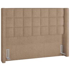 Cabeceira Cama Box Casal 140cm P05 Paris Bouclê Bege