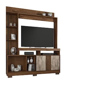 Estante Home Sedução Tv Até 49" Cacau/grigio
