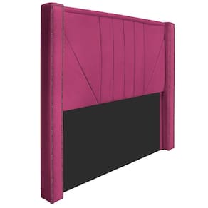 Cabeceira Queen 160 Cm Para Cama Box Suede Pink
