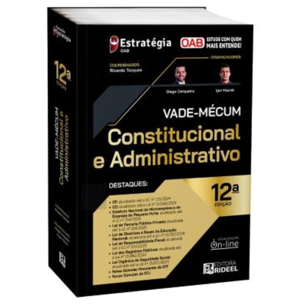 Vade-mécum Constitucional Administrativo 43 Exame da Ordem 2025