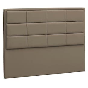 Cabeceira Casal Tallin P04 140 Cm Suede Marrom Claro