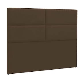 Cabeceira Casal Berlim P04 140 Cm Suede Marrom Tca 942